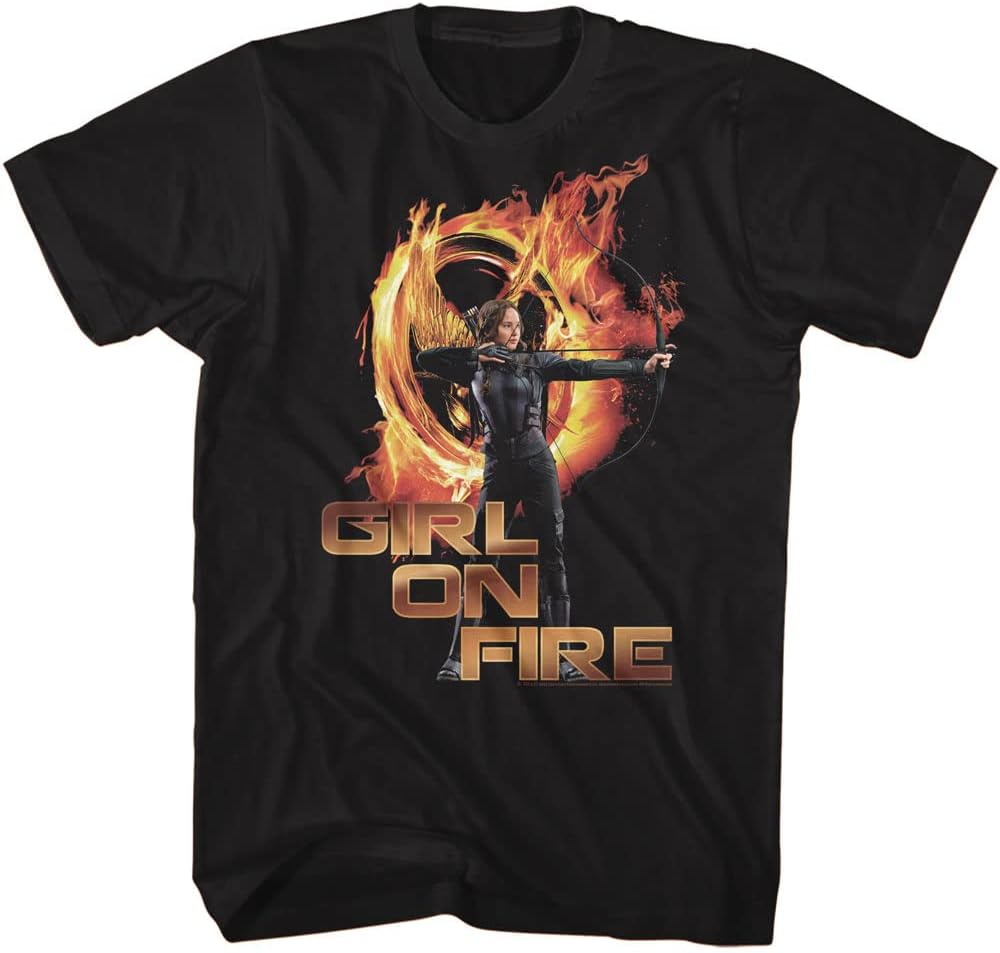 Hunger Games Girl On Fire Katniss Everdeen Adult Short product image 1