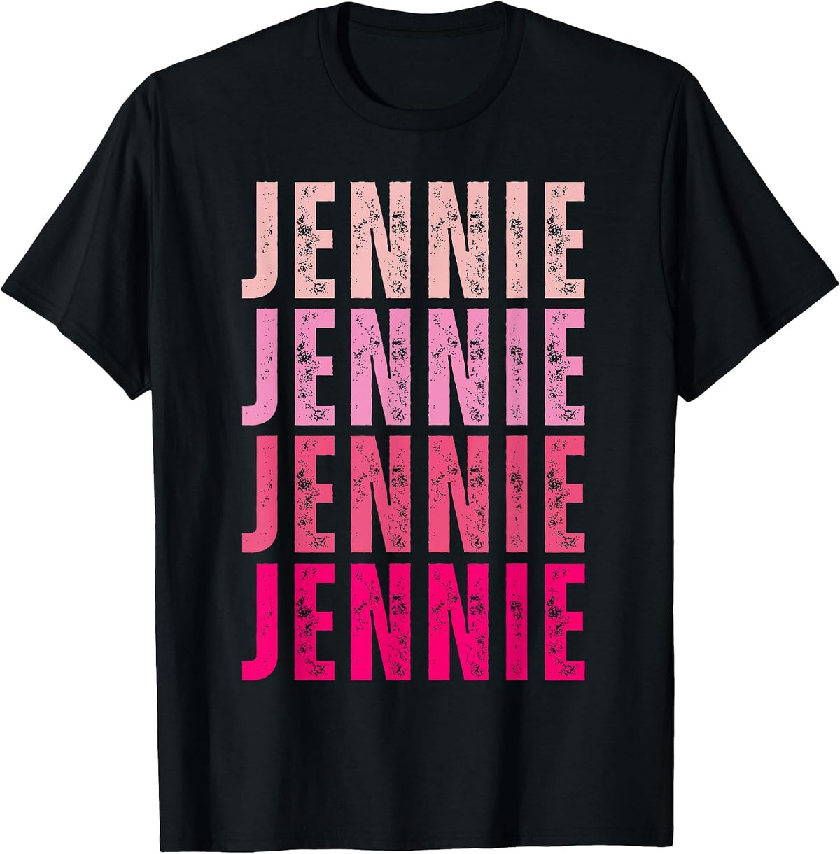 Vintage Jennie Personalized Name I Love T-Shirt product image 1