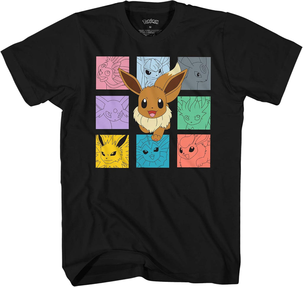 Pokemon Eevee Cubes Evolutions Adult T-Shirt product image 1
