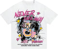 SOLY HUX Men's Graphic Tees Y2K Baggy Oversized T-Shirts | Unisex, Figure Print, 90s Vintage, Streetwear