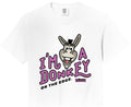 Shrek Emoji Donkey On The Edge Comfort Colors Crop Top