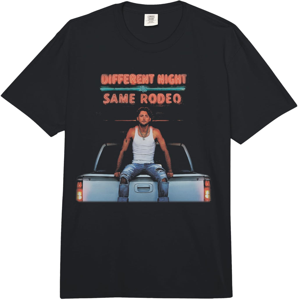 Bailey Zimmerman Different Night Same Rodeo Album Cover product image 1