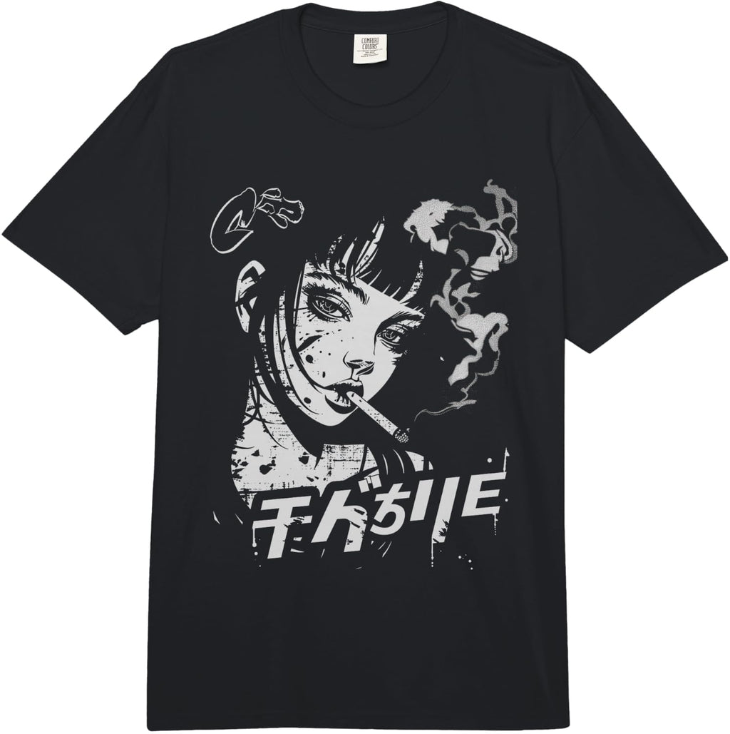 Waifu Anime Horror Girl Aesthetic Comfort Colors Adult product image 1