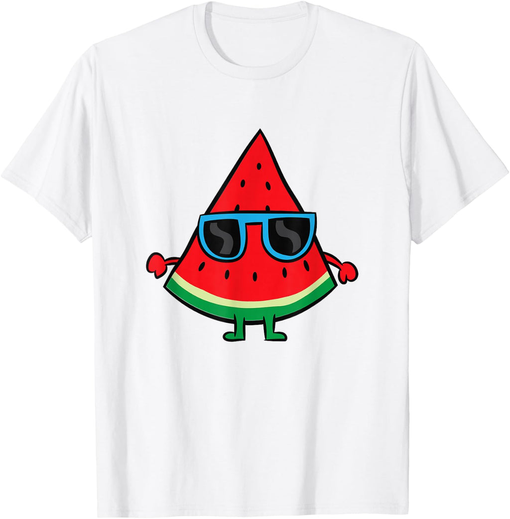 Watermelon Kids Summer Melon Sunglasses Fruit T-Shirt product image 1