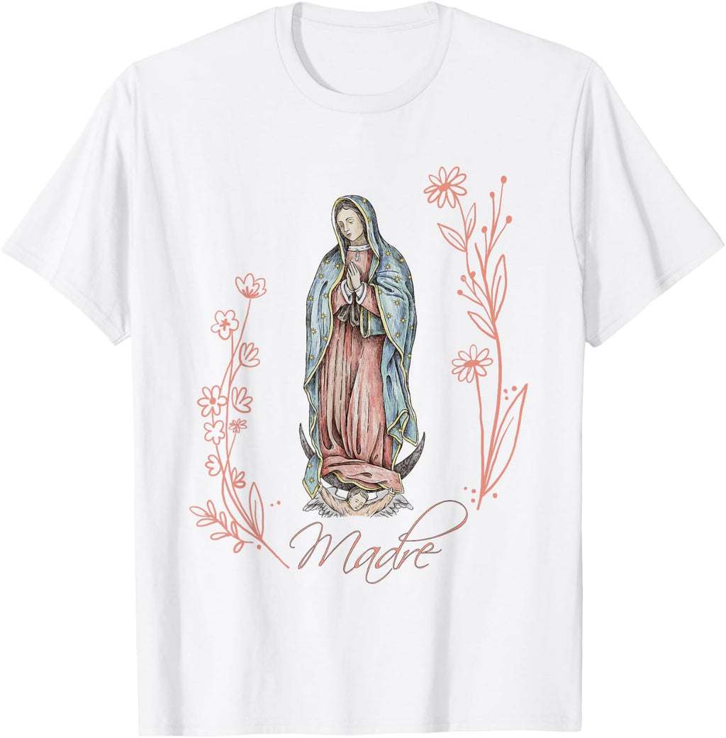 Virgen De Guadalupe Christian Virgin T-Shirt product image 1