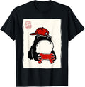 Grumpy Frog Gamer Bruh Ink Painting Japanese Funny T-Shirt product image 1