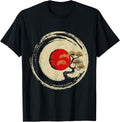 Bonsai Tree in Japanese Zen Buddhist Enso Circle T-Shirt product image 1