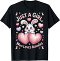 Bunny Obsessed Just A Girl Who Loves Bunnies Fan T-Shirt product image 1