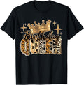 Birthday Queen Golden Crown Tee African American Afro Girls product image 1