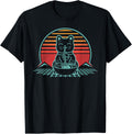 Anime Ramen Cat Retro Japanese Noodles Kawaii Funny T-Shirt product image 1