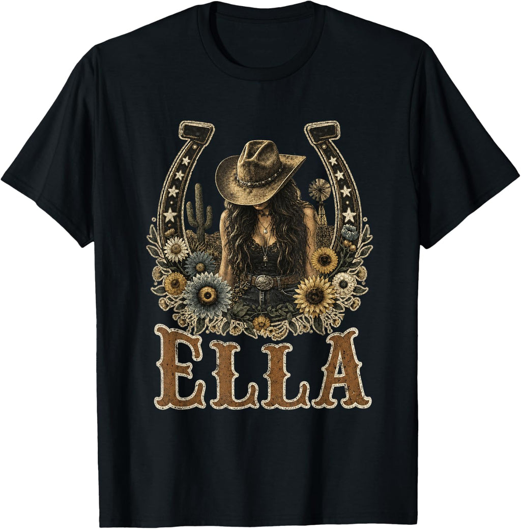 Vintage Ella Surname Funny Retro 80s 90s Country Girls product image 1