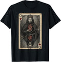 Vintage Gothic Queen of Hearts Playing Card Dark Fantasy product image 1