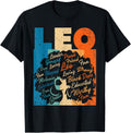 African American Women Zodiac Birthday Leo Girl T-Shirt product image 1