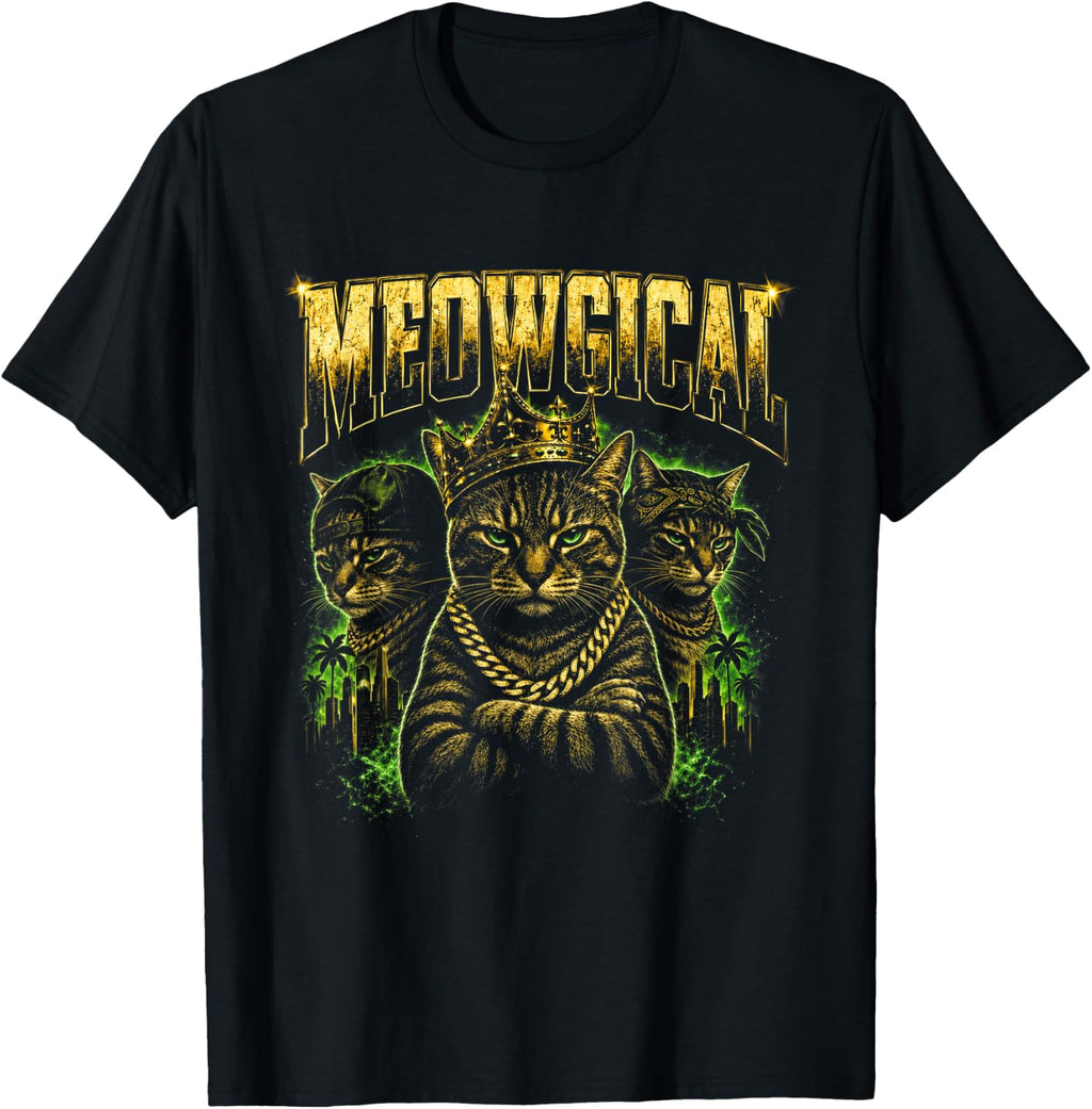 Edgy Cat Bootleg Meme T-Shirt product image 1